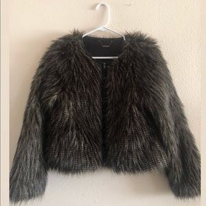 CAPULET FAUX FUR JACKET